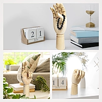 Small Wooden Left Hand Manikin 18cm (7"")