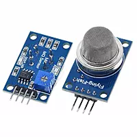 Back view of MQ-2 gas sensor module Back view of MQ-2 gas sensor module