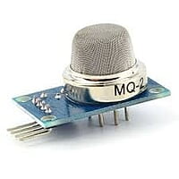 Front view of MQ-2 gas sensor module Front view of MQ-2 gas sensor module