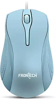 Frontech MS-0069 – Wired optical mouse with 1000 DPI, ergonomic design, and smooth tracking for precise and comfortable daily use.