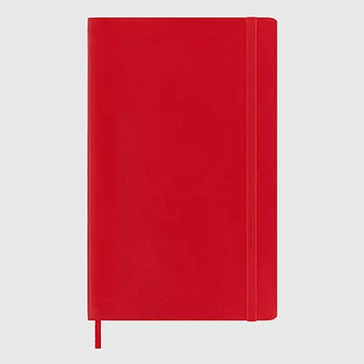Moleskine Classic Soft Cover Notebook - Red - A5 - Plain