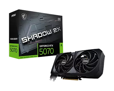 MSI GeForce RTX5070 12GB Shadow 2X OC Graphics Card