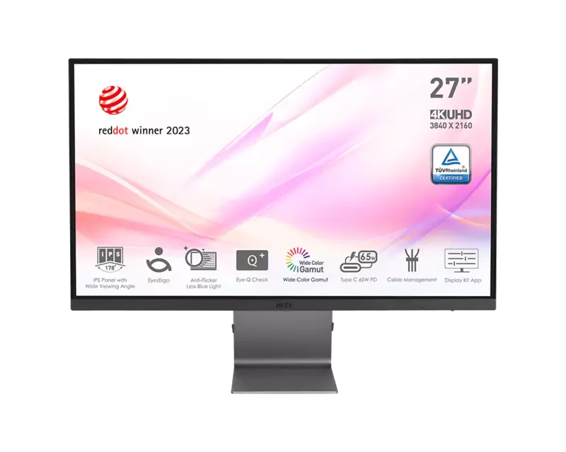 MSI Modern MD271UL 27" UHD Business Productivity Monitor