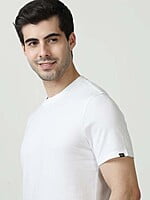 M&S TEAL ROUND NECK T-SHIRT