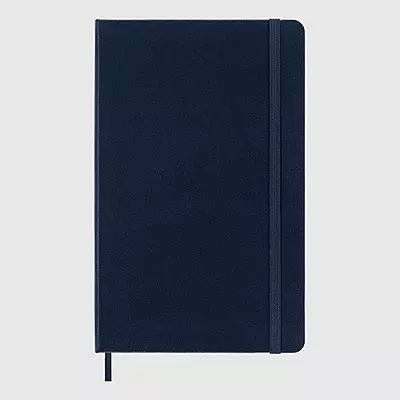 Moleskine Classic Hard Cover Notebook - Sapphire Blue - A5 - Plain