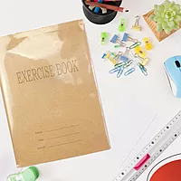 Pack of 10 A4 Clear Exercise Book Covers by Janrax