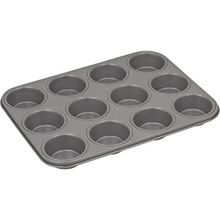Teflon Coated Muffin Tray 12 Cavity Teflon Coated Muffin Tray 12 Cavity