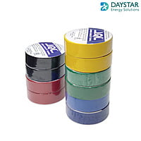 Jindal Quality Tape PVC Electrical Insulation Tape-Colored Pack of 10 Pieces (Multi, 10)