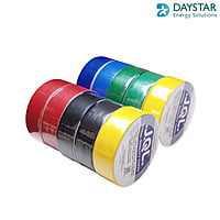 Jindal Quality Tape PVC Electrical Insulation Tape-Colored Pack of 10 Pieces (Multi, 10)
