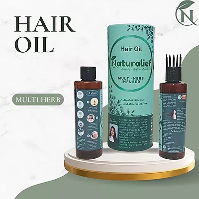 Multi-Herb Infused Hair Oil – Natural Blend for Hair Growth & Scalp Nourishment