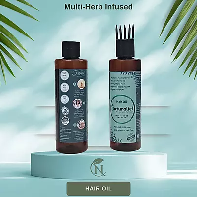 Multi-Herb Infused Hair Oil – Natural Blend for Hair Growth & Scalp Nourishment