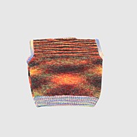 (1-2 Years) Kids Handknitted Sweater, Multicolor Striped Pattern