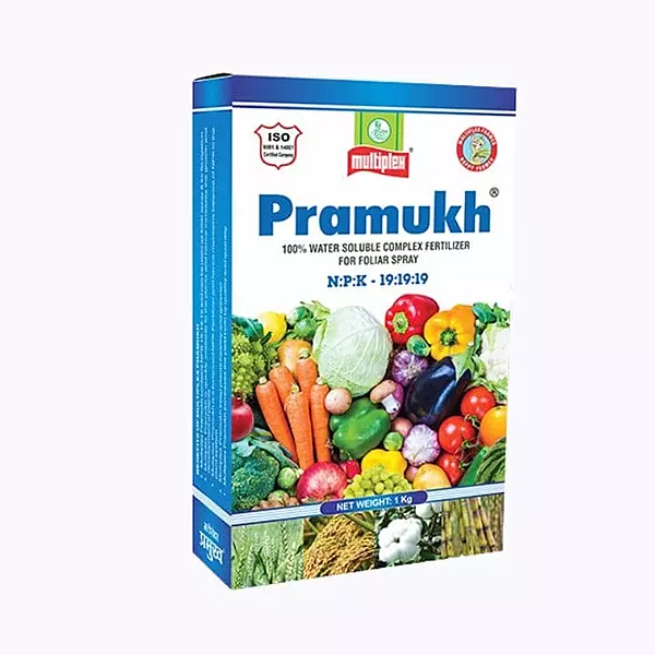 Multiplex Pramukh 19:19:19 – Water Soluble NPK Fertilizer for All Crops