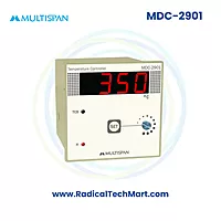Multispan MDC Series Push-to-Set Temperature Controller | ON-OFF / TP | J/K/PT-100 Input | 1 Relay Output