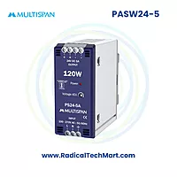 Multispan PSW Series SMPS | 24V & 12V DC | 3A to 6.5A | DIN Rail | Compact Industrial Power Supply