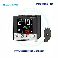 Multispan PID-2300 Series PID Controller with Ampere Indication | 1–3 Relay Outputs | J/K Input | 30A/60A CT