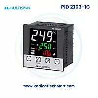 Multispan PID-2300 Series PID Controller with Ampere Indication | 1–3 Relay Outputs | J/K Input | 30A/60A CT