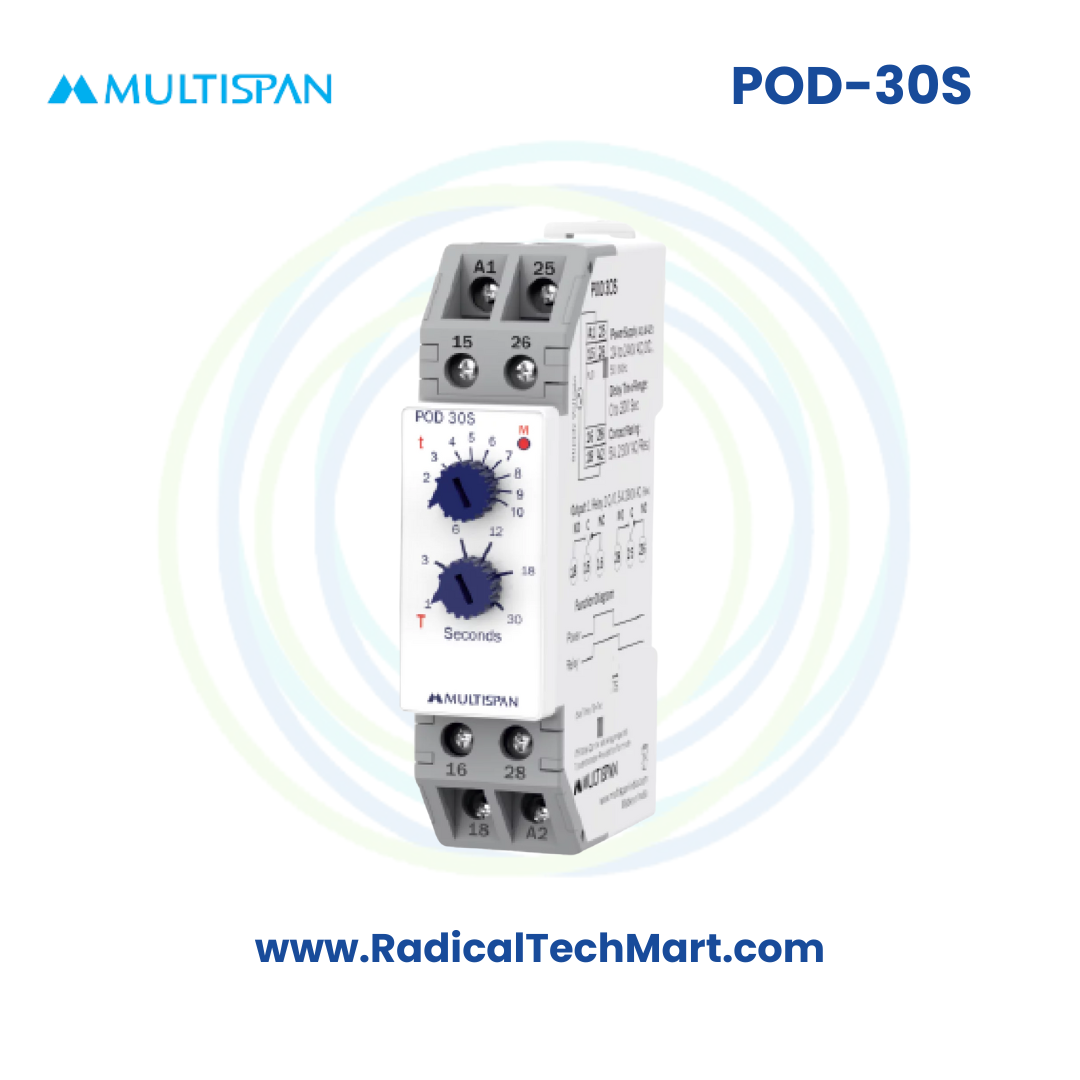 POD-30S Digital Panel Indicator | Compact Display Module | Industrial Use