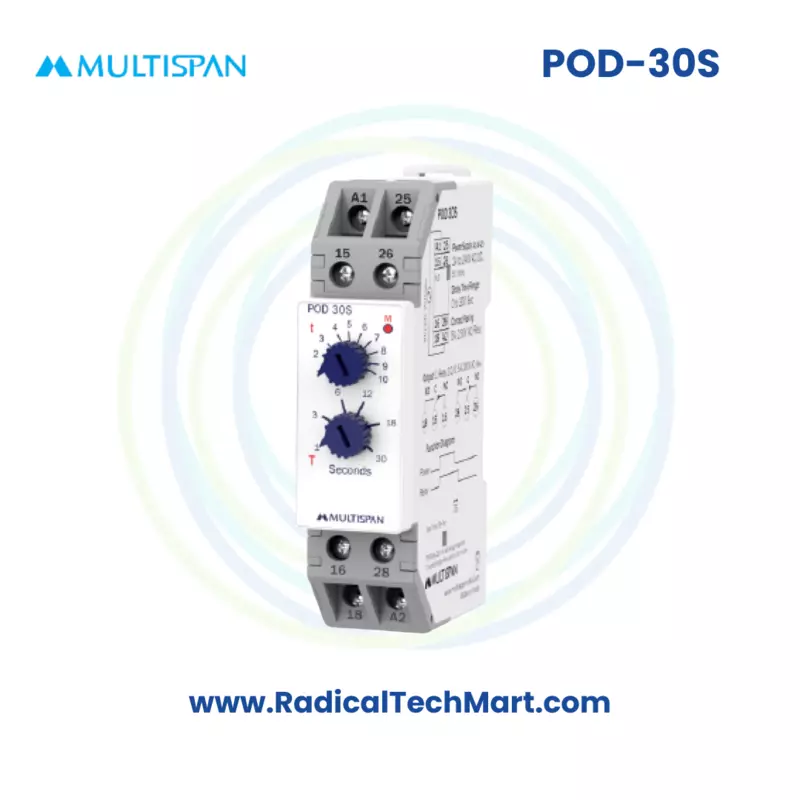 POD-30S Digital Panel Indicator | Compact Display Module | Industrial Use