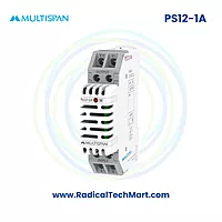 Multispan PS12 Series SMPS | 12V DC | 1A / 2A / 5A / 8A | 12W–96W | Industrial Power Supply