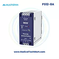 Multispan PS12 Series SMPS | 12V DC | 1A / 2A / 5A / 8A | 12W–96W | Industrial Power Supply