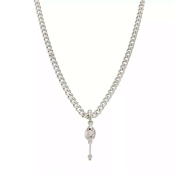 925 Sterling Silver Murugan Vel Pendant Chain β Kartikeya Necklace for Men & Women