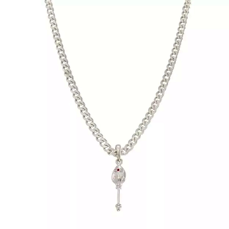 925 Sterling Silver Murugan Vel Pendant Chain – Kartikeya Necklace for Men & Women
