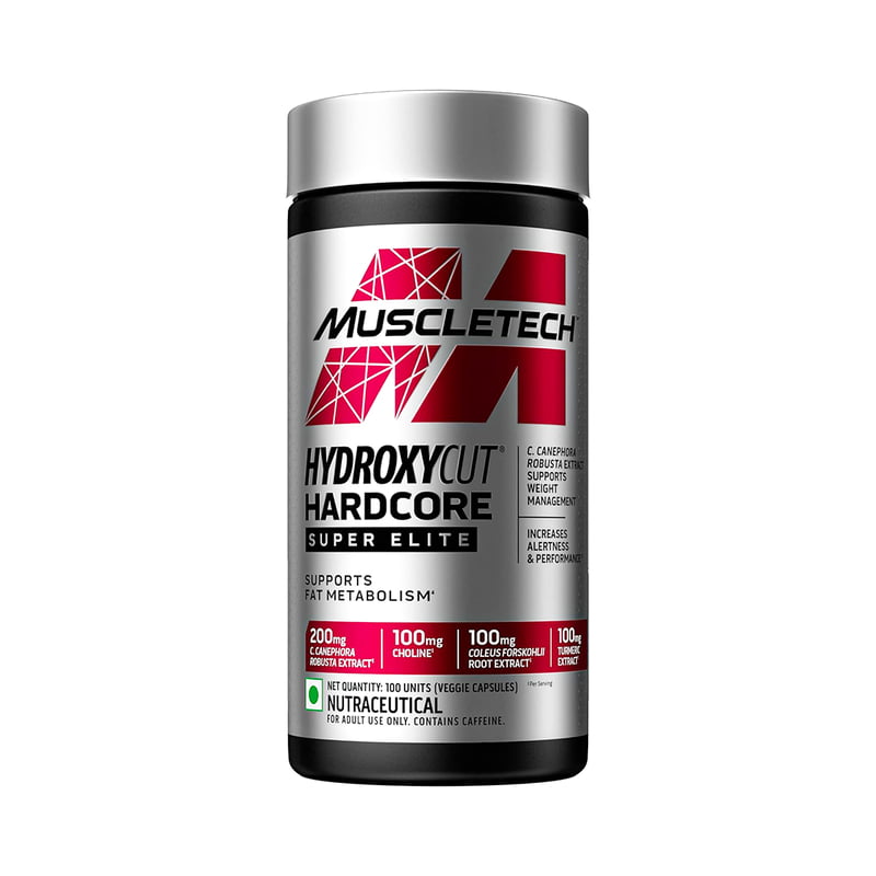 MUSCLE TECH HYDROXYCUT HARCORE SUPER  ELITE 100 CAP