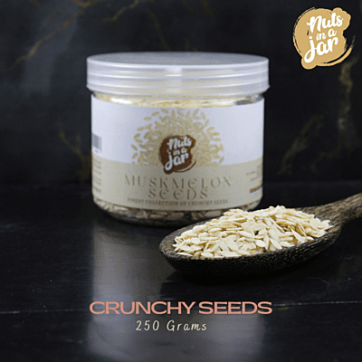 Nuts in a Jar Crunchy Seeds MuskMelon 250 Grams Nuts in a Jar Crunchy Seeds MuskMelon 250 Grams