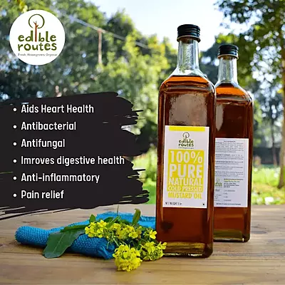 Black Mustard Oil | Organic | Cold-Pressed