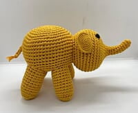 Crochet Single Colour Elephant Crochet Single Colour Elephant