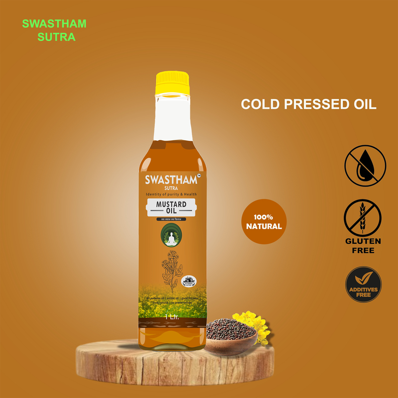 wood pressed mustard oil 1ltr