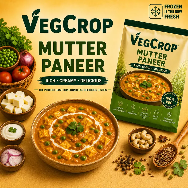 Frozen Mutter Panner 1Kg