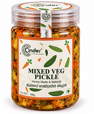 CINDER MIXED VEG PICKLE 180G