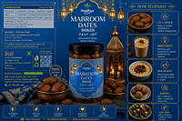 Mabroom Dates Seedless | Healthyx Zone