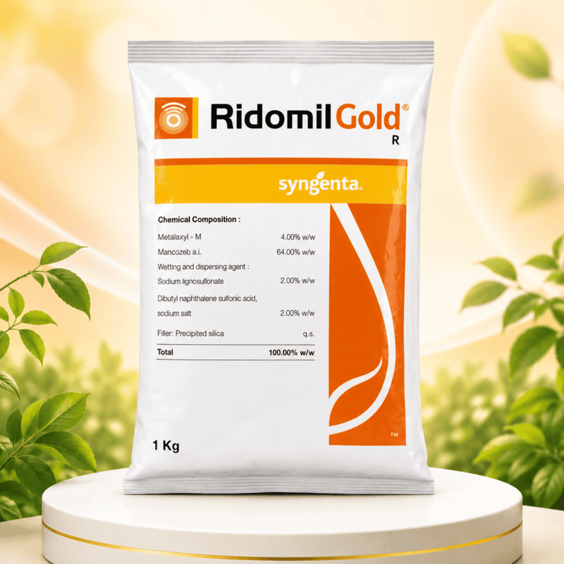 Syngenta RIDOMIL GOLD® Fungicide – Metalaxyl-M 4% + Mancozeb 64% WP | Vetrivel Agro Services