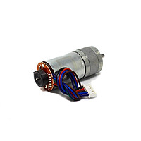 TT Motor – N25 12V 75RPM Metal Gear Motor With Encoder D Type Shaft