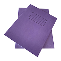 Janrax 9x7"" Purple 80 Pages Feint and Ruled Exercise Book