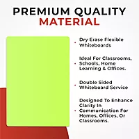 Pack of 12 A5 Assorted Coloured Whiteboards