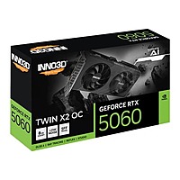 INNO3D GeForce RTX 5060 Twin X2 OC V2 SFF 8GB GDDR7 Graphics Card – PCIe 5.0