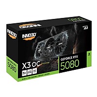 INNO3D RTX 5080 X3 OC 16GB GDDR7 Graphics Card – Triple Fan | 4K Support