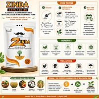 Zinda S 67% + Z 14% | Micronutrient Fertilizer | Vetrivel Agro Services