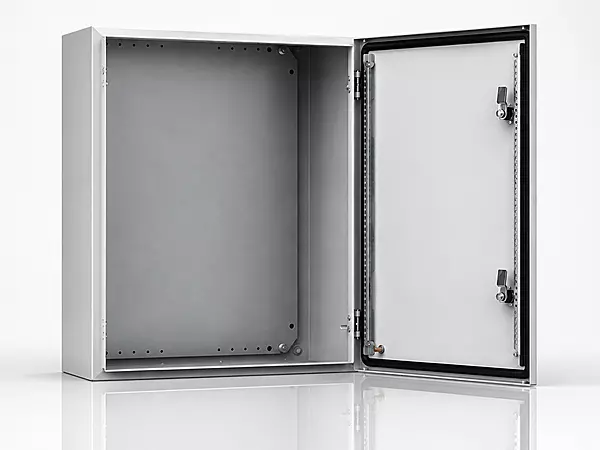 nVent HOFFMAN MAS mild steel single door wall mounted enclosure with Mounting Plate, IP66