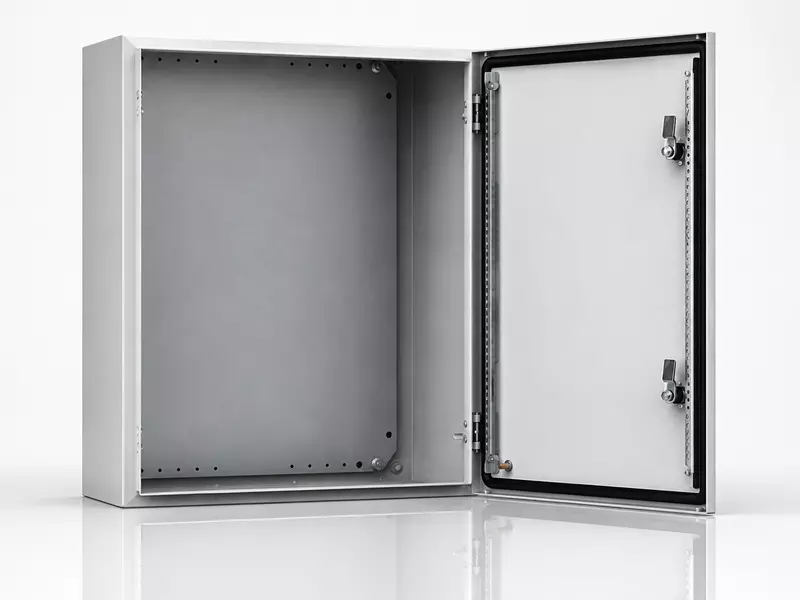 nVent HOFFMAN MAS mild steel single door wall mounted enclosure with Mounting Plate, IP66