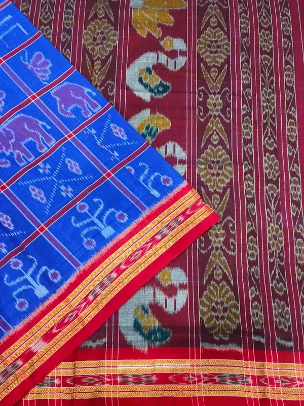 NABAKOTHI MANIBANDHA SAREE-TBLUE