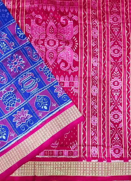 NABAKOTHI SILK SAREE-BLUE