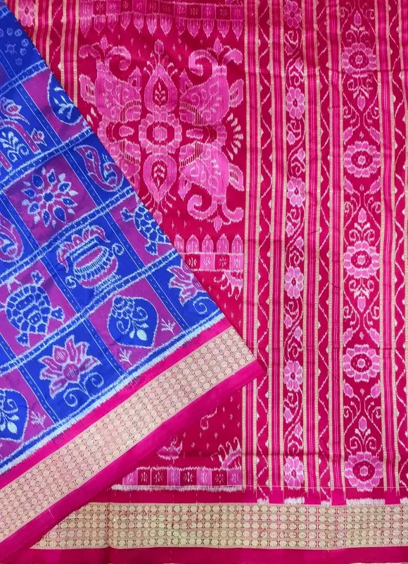 NABAKOTHI SILK SAREE-BLUE