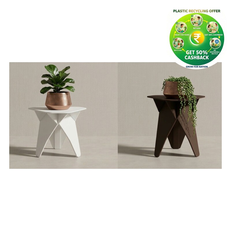 Nachos Stand | 11 Inch Plastic Planter Stand | Indoor & Balcony Plant Holder