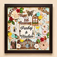 Square Nameplate for your entrance wall - fully custom designed