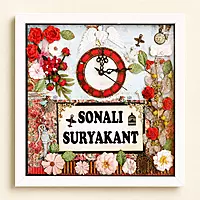 Square Nameplate for your entrance wall - fully custom designed